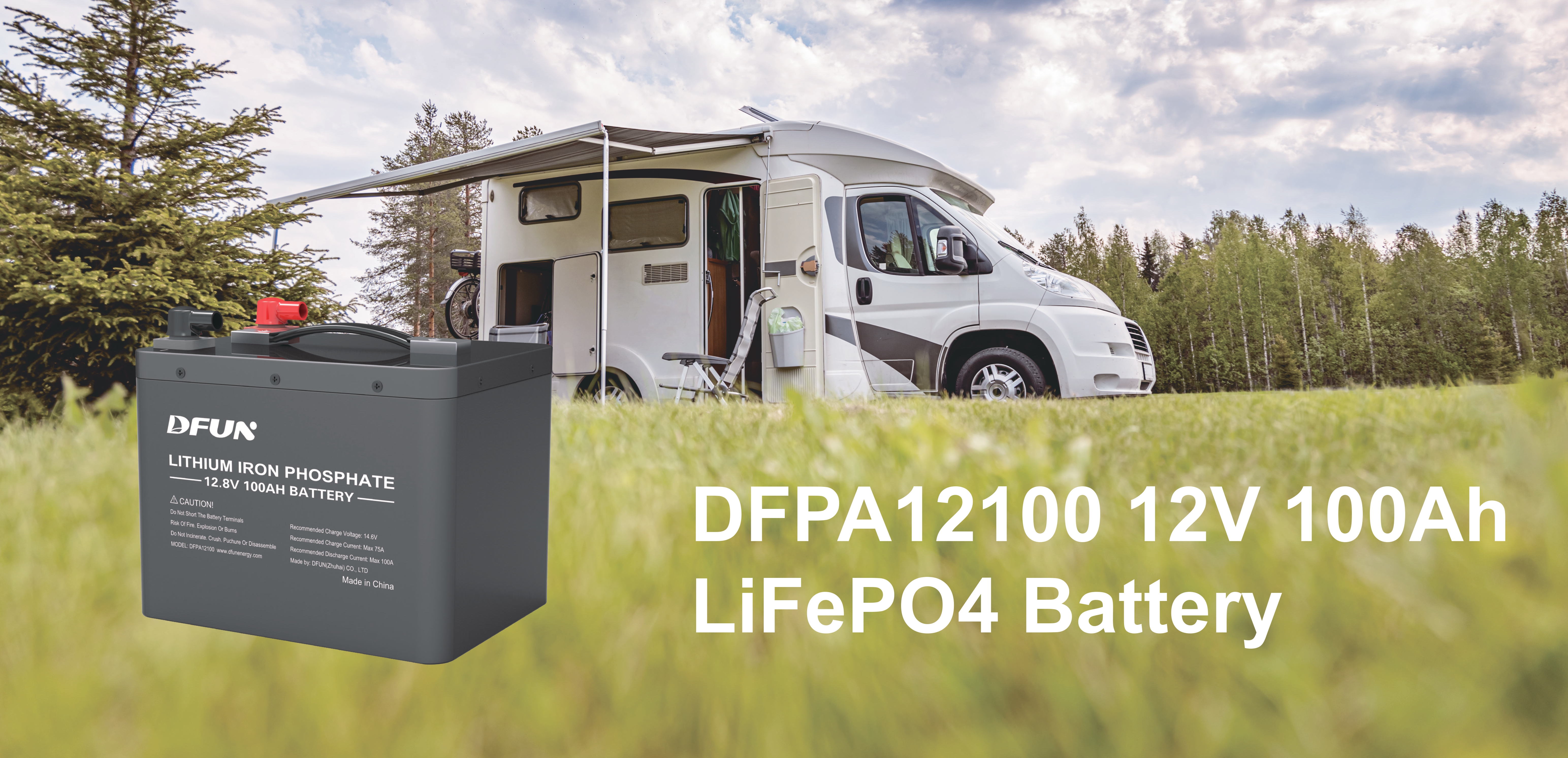 DFPA12100 DFEPEO4 ແບດເຕີລີ່ 12V 100V 100A 