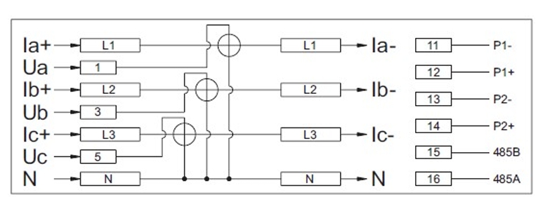 Current transformer connection type