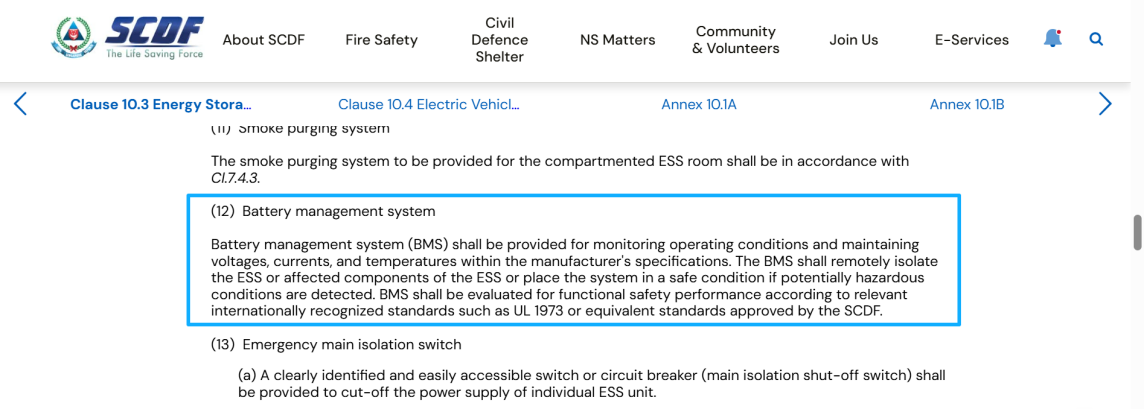 Battery management system