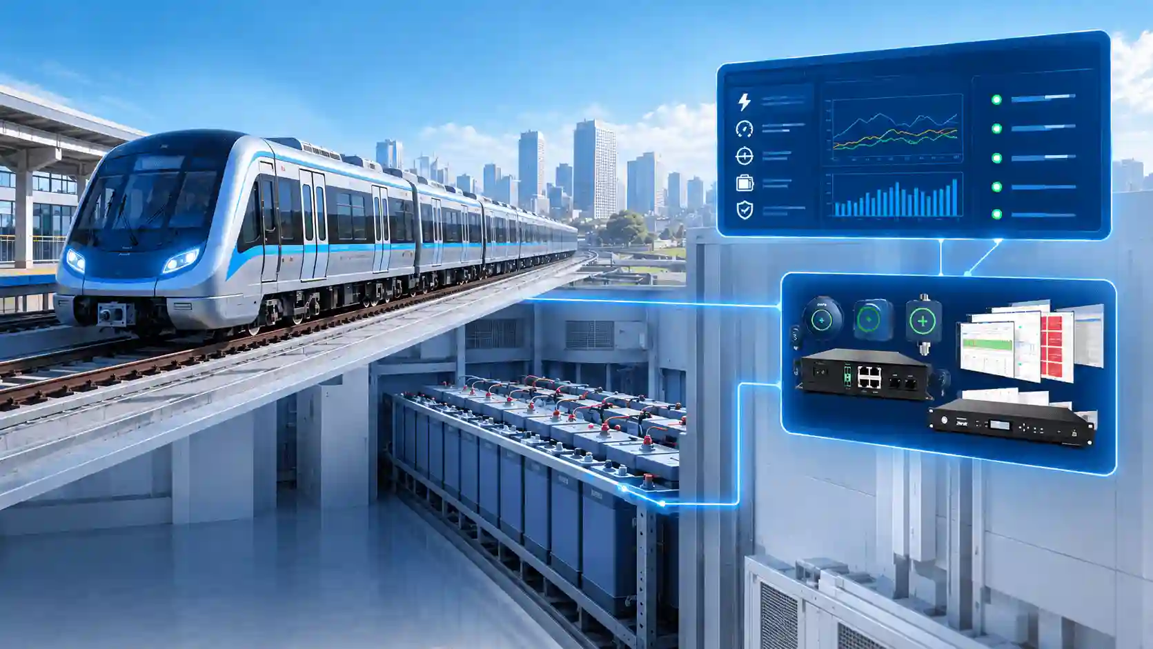 Railway Battery Monitoring System: Reliable Backup Power for Rail Transit
